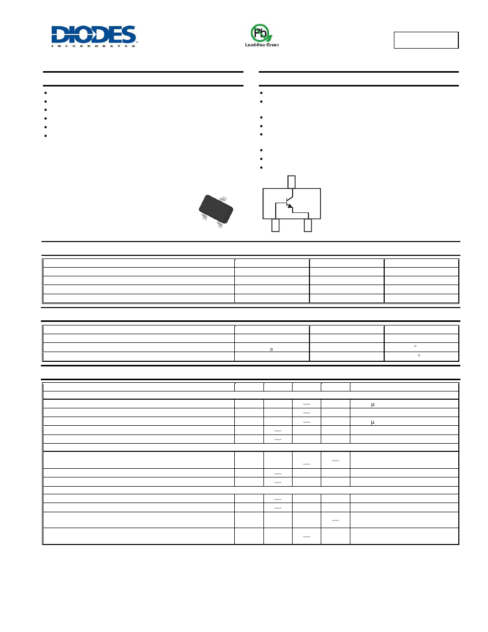 Diodes MMST4124 User Manual | 3 pages