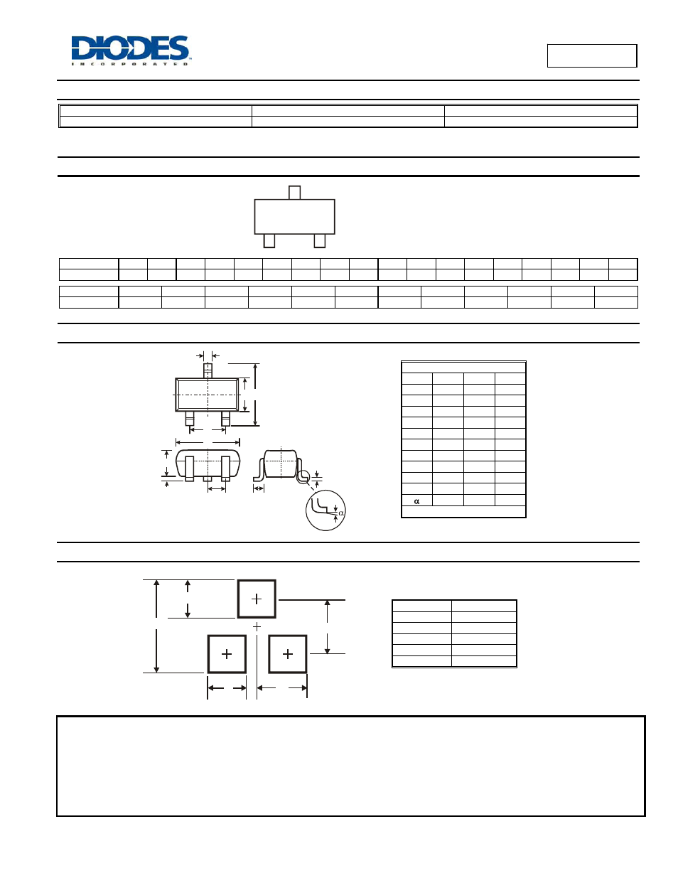 Mmst4124, Ordering information, Marking information | Package outline dimensions, Suggested pad layout | Diodes MMST4124 User Manual | Page 3 / 3