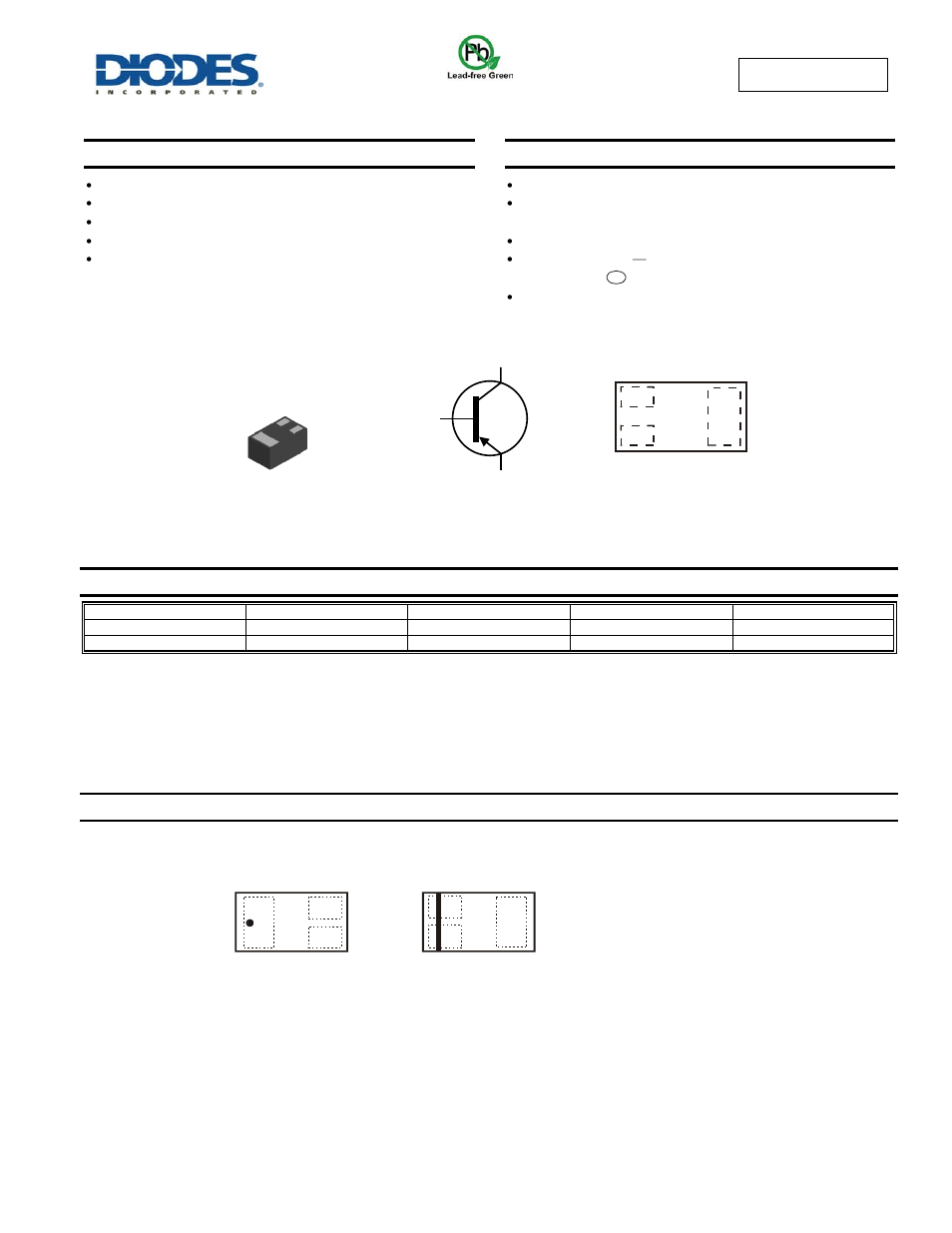 Diodes MMBT3906LP User Manual | 6 pages