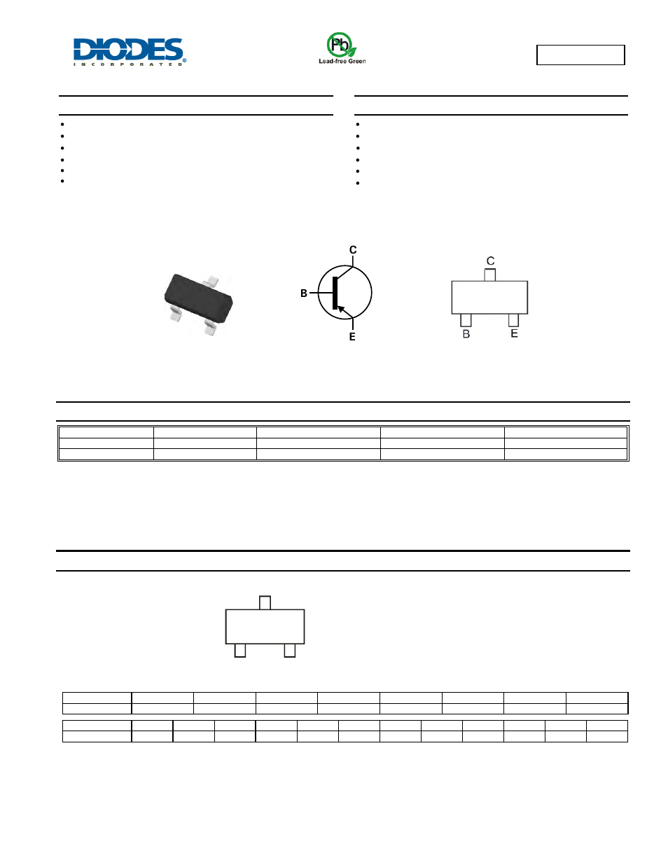 Diodes MMBT4403 User Manual | 6 pages