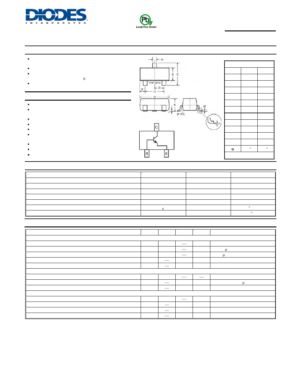 Diodes MMBTH24 User Manual | 3 pages