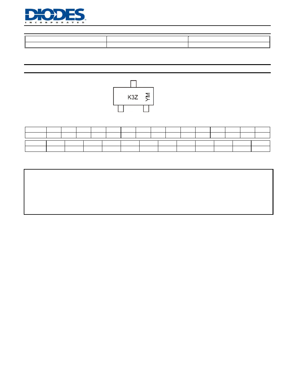 Ordering information, Marking information | Diodes MMBTH24 User Manual | Page 3 / 3