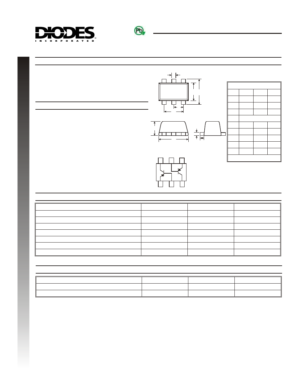 Diodes MMDT3906VC User Manual | 4 pages