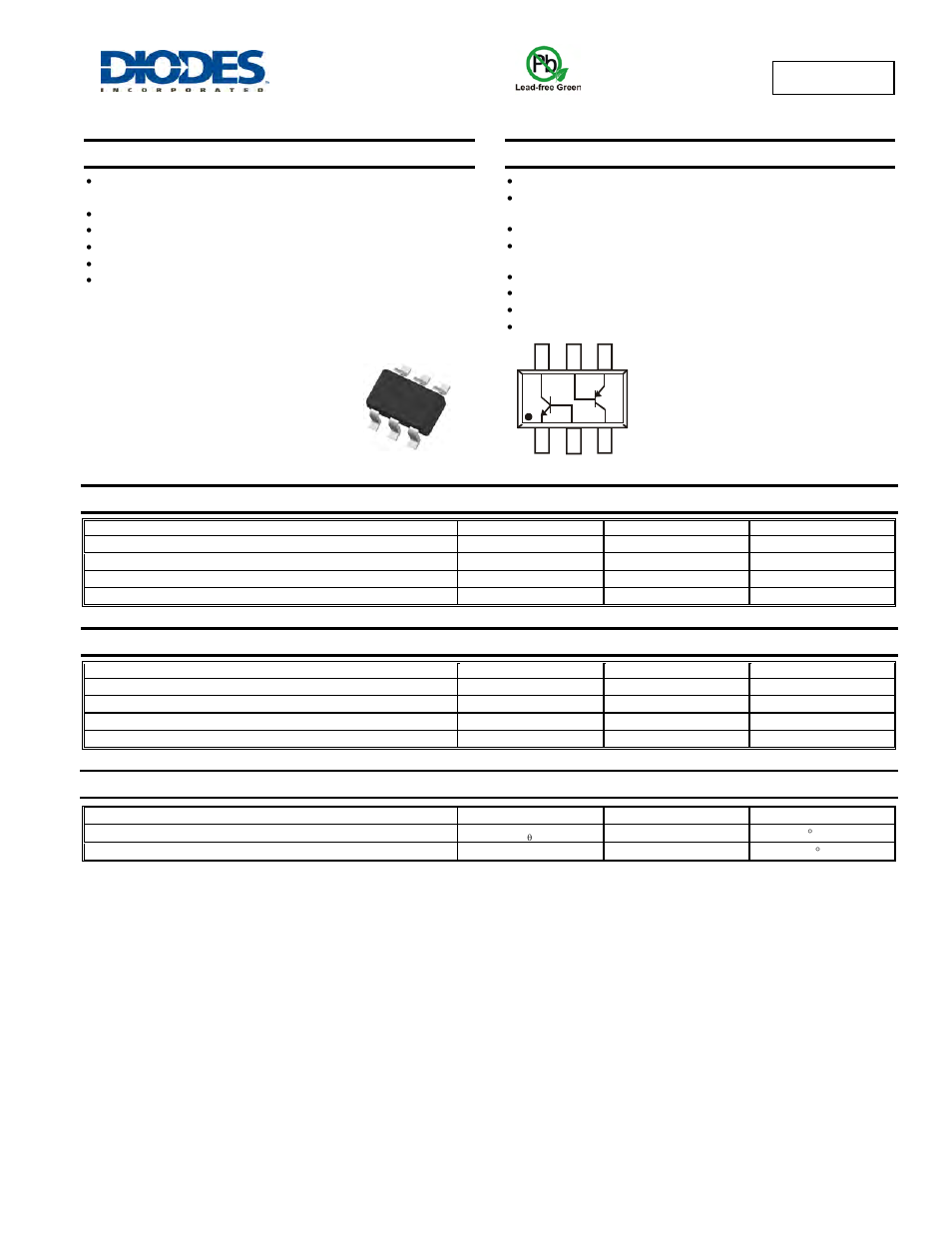 Diodes MMDT3946 User Manual | 6 pages