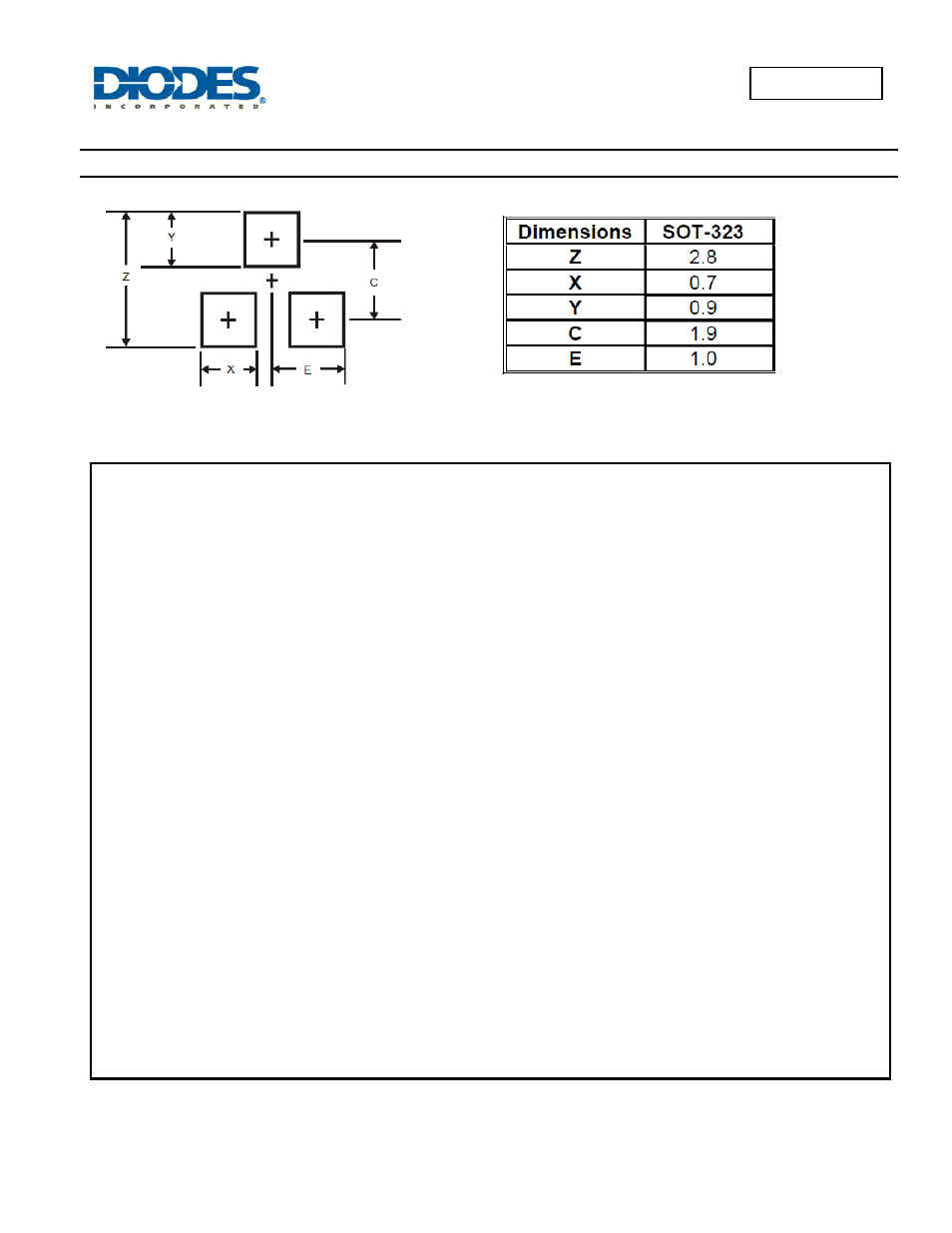 Mmst4403, Suggested pad layout | Diodes MMST4403 User Manual | Page 5 / 5