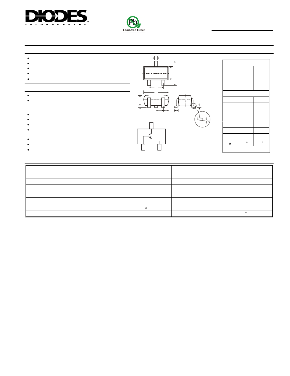 Diodes MMST2907A User Manual | 4 pages