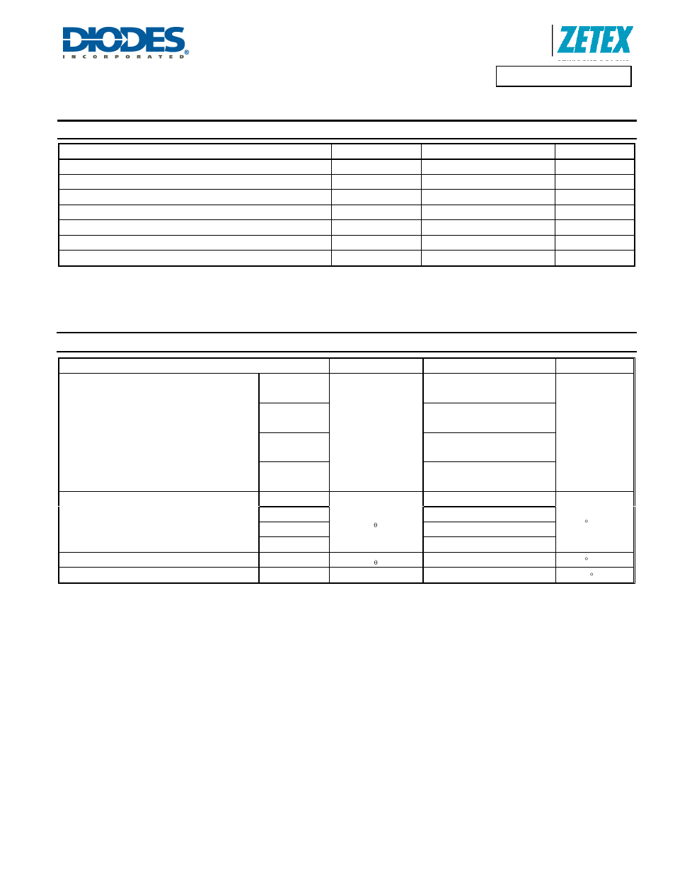 Maximum ratings, Thermal characteristics | Diodes ZXTP25060BFH User Manual | Page 2 / 7