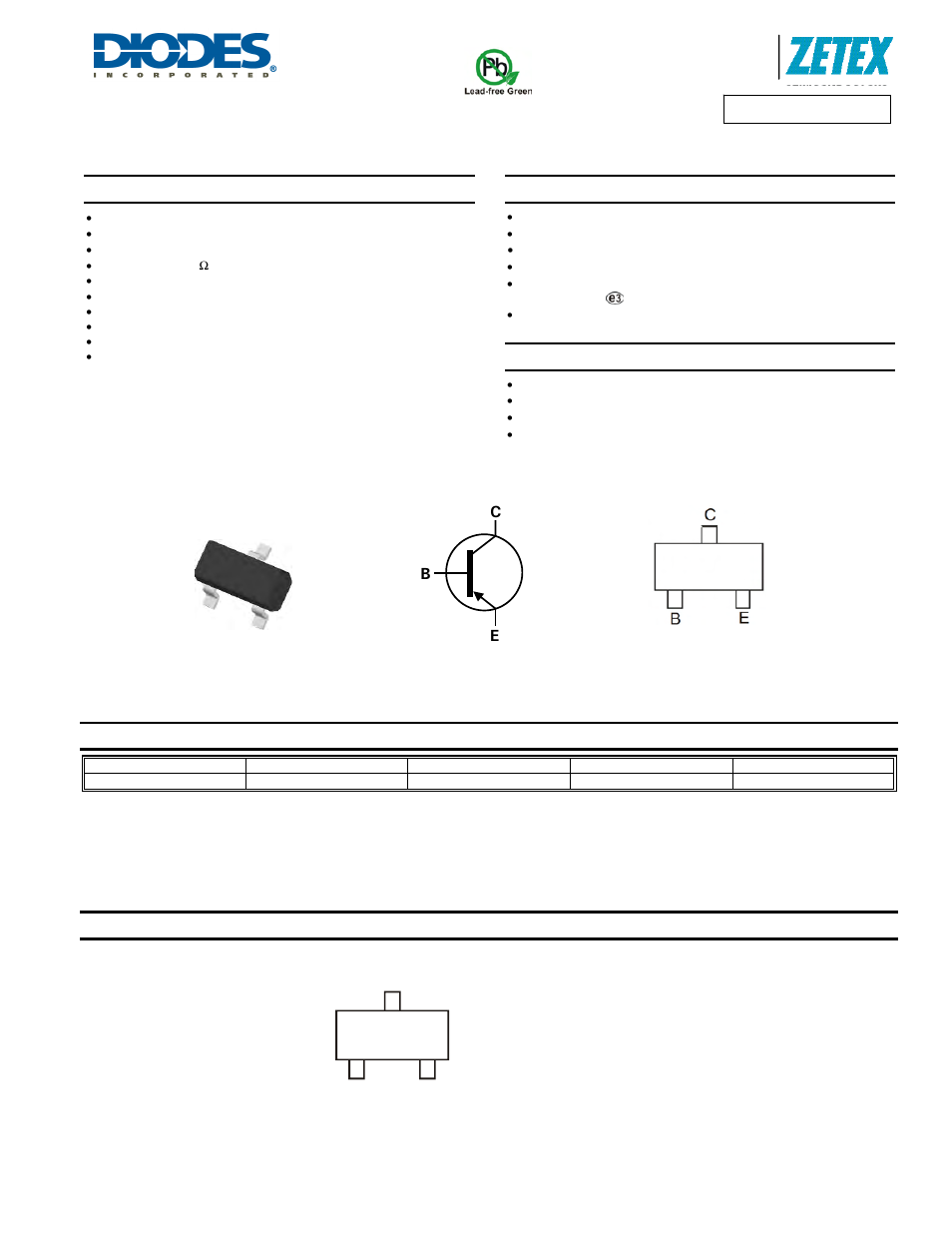 Diodes ZXTP25100CFH User Manual | 7 pages