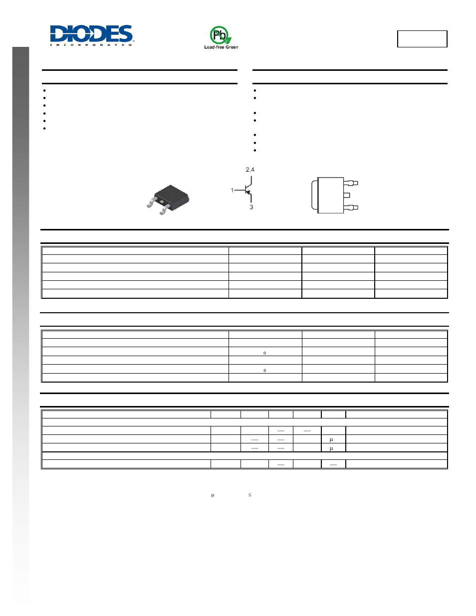 Diodes MJD350 User Manual | 4 pages