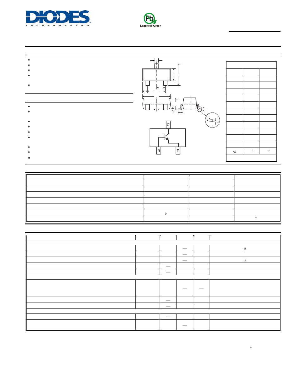 Diodes MMBTA42 User Manual | 3 pages