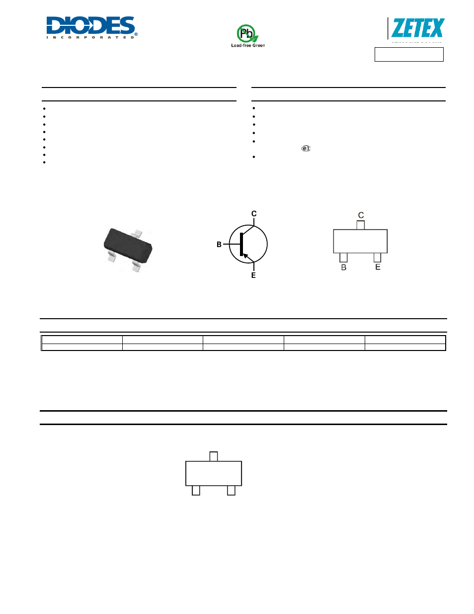 Diodes ZXTP5401FL User Manual | 6 pages