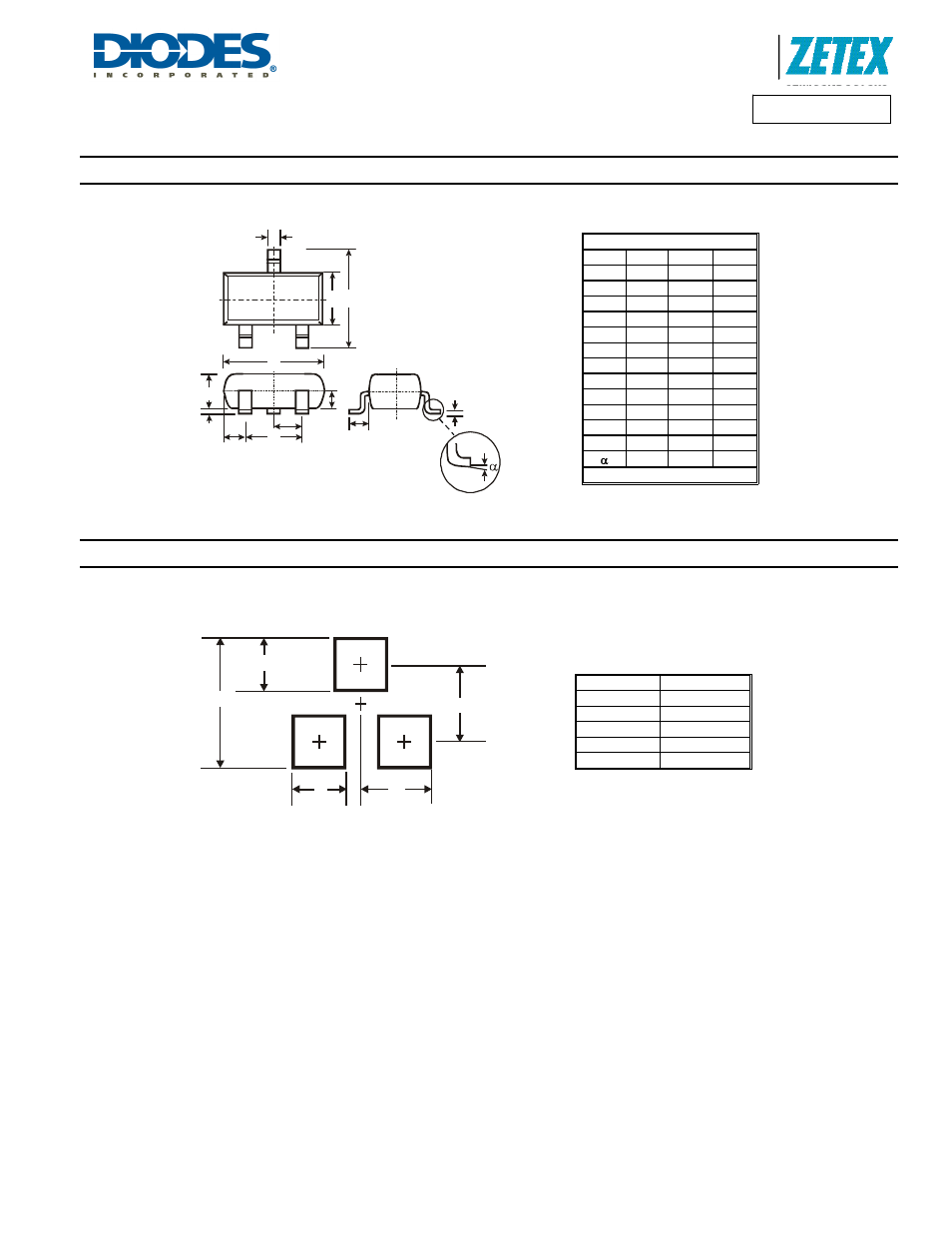Zxtp5401fl, Package outline dimensions, Suggested pad layout | Diodes ZXTP5401FL User Manual | Page 5 / 6