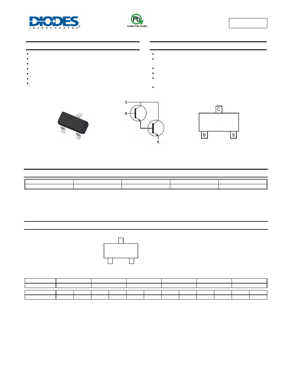 Diodes MMST6427 User Manual | 5 pages