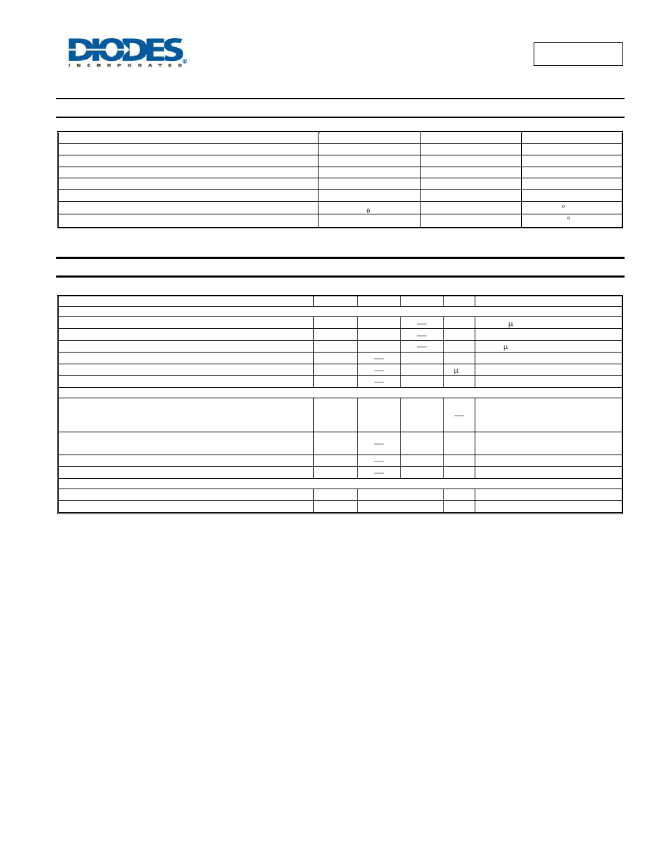 Maximum ratings, Electrical characteristics, Mmst6427 | Diodes MMST6427 User Manual | Page 2 / 5