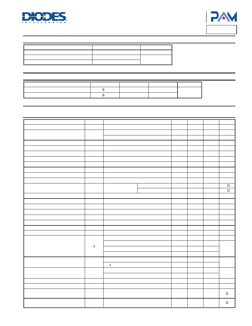 Pam2327, Recommended operating conditions, Thermal information | Electrical characteristics | Diodes PAM2327 User Manual | Page 3 / 11