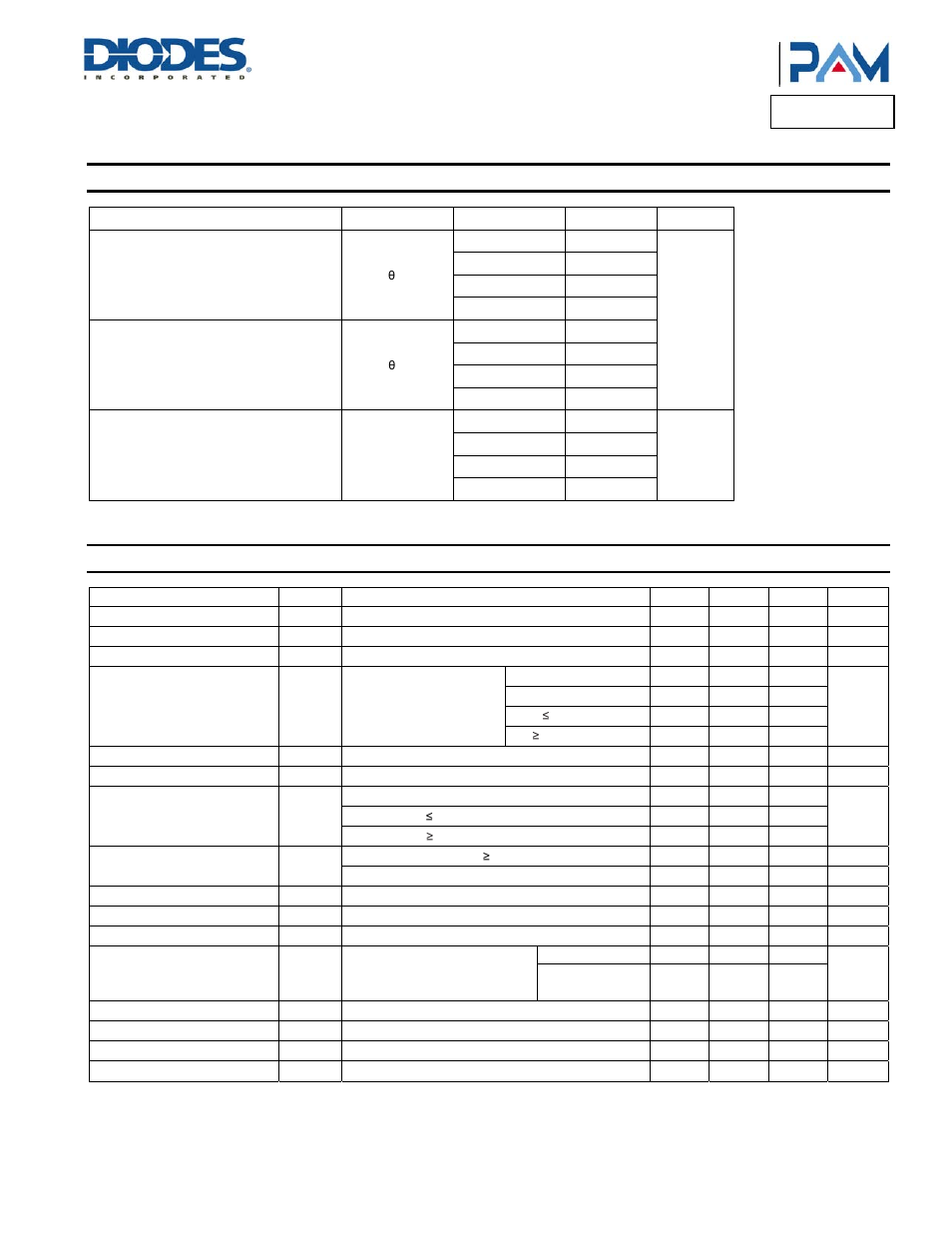Thermal information, Electrical characteristics, Pam3101 | A product line of diodes incorporated | Diodes PAM3101 User Manual | Page 4 / 25