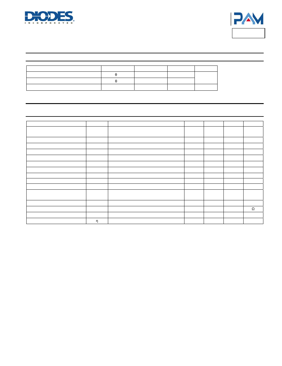 Pam2803, Thermal information, Electrical characteristics | Diodes PAM2803 User Manual | Page 3 / 9