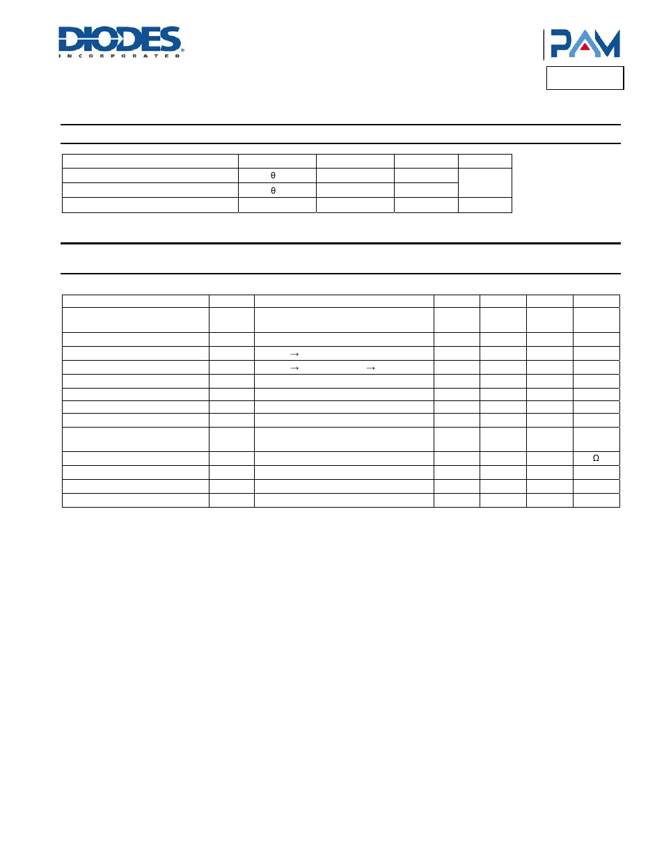 Pam2805, Thermal information, Electrical characteristics | Diodes PAM2805 User Manual | Page 3 / 9