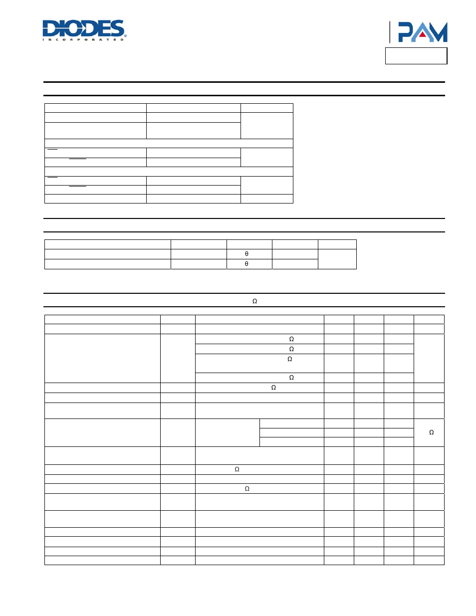 Pam8610, Recommended operating conditions, Thermal information | Electrical characteristics | Diodes PAM8610 User Manual | Page 4 / 15