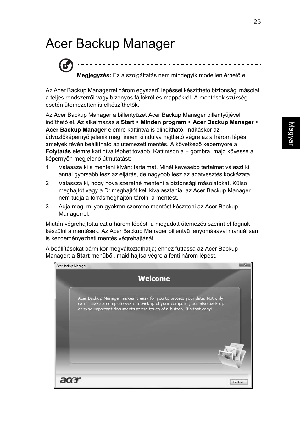 Acer backup manager | Acer TravelMate 4750 User Manual | Page 1007 / 2286