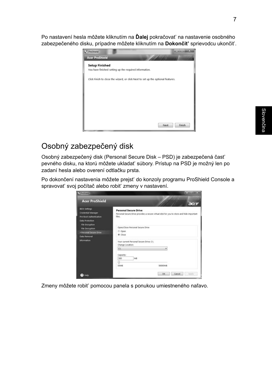 Osobný zabezpečený disk | Acer TravelMate 4750 User Manual | Page 1137 / 2286