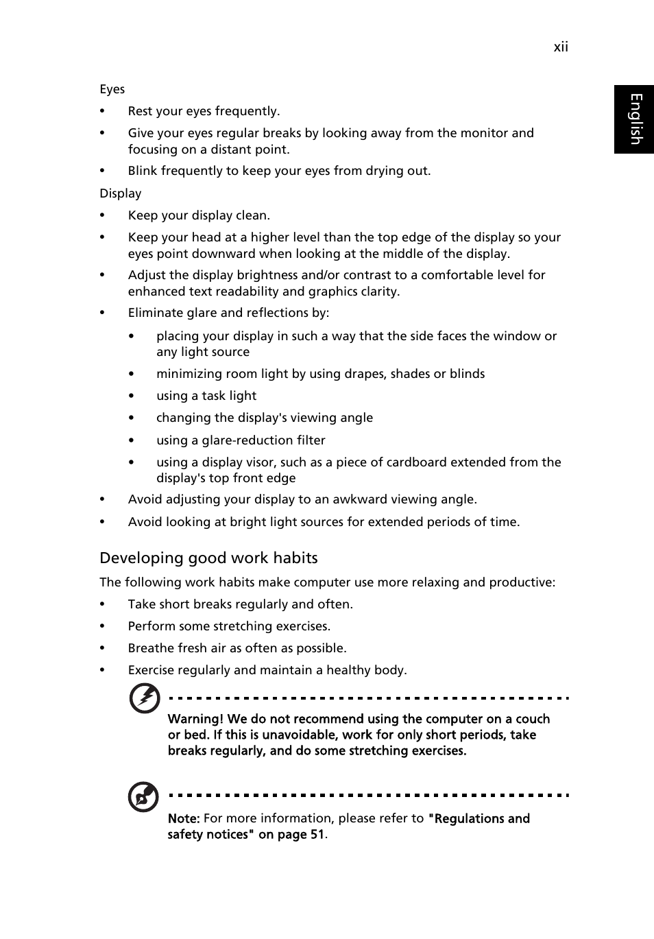 Acer TravelMate 4750 User Manual | Page 14 / 2286