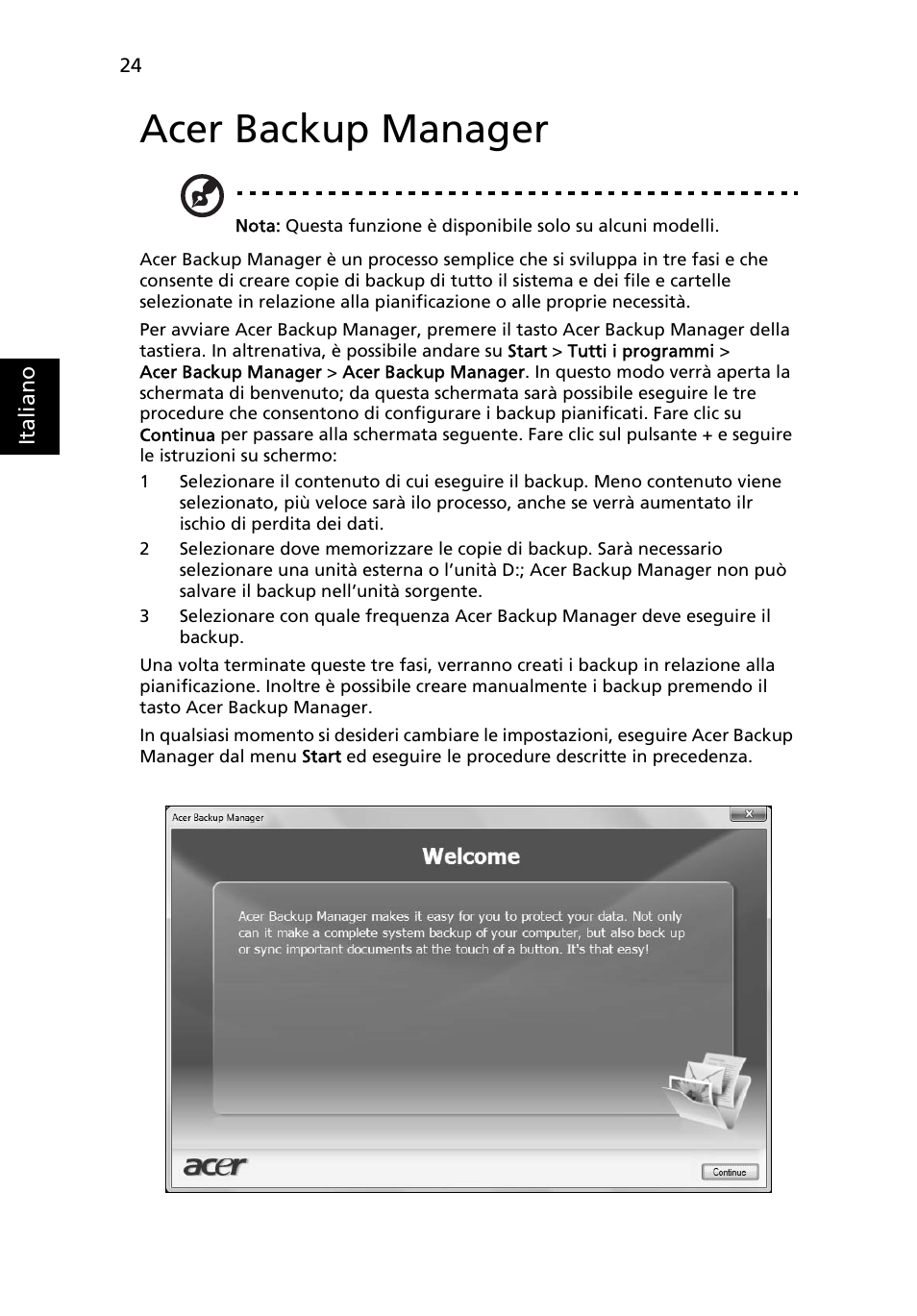 Acer backup manager | Acer TravelMate 4750 User Manual | Page 270 / 2286