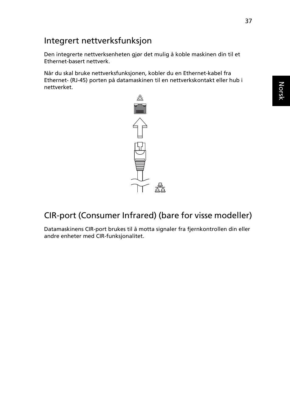 Integrert nettverksfunksjon | Acer TravelMate 4750 User Manual | Page 579 / 2286