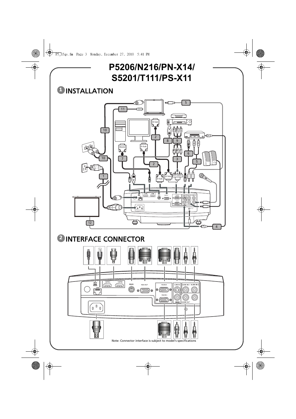 Acer S5301WB User Manual | 22 pages