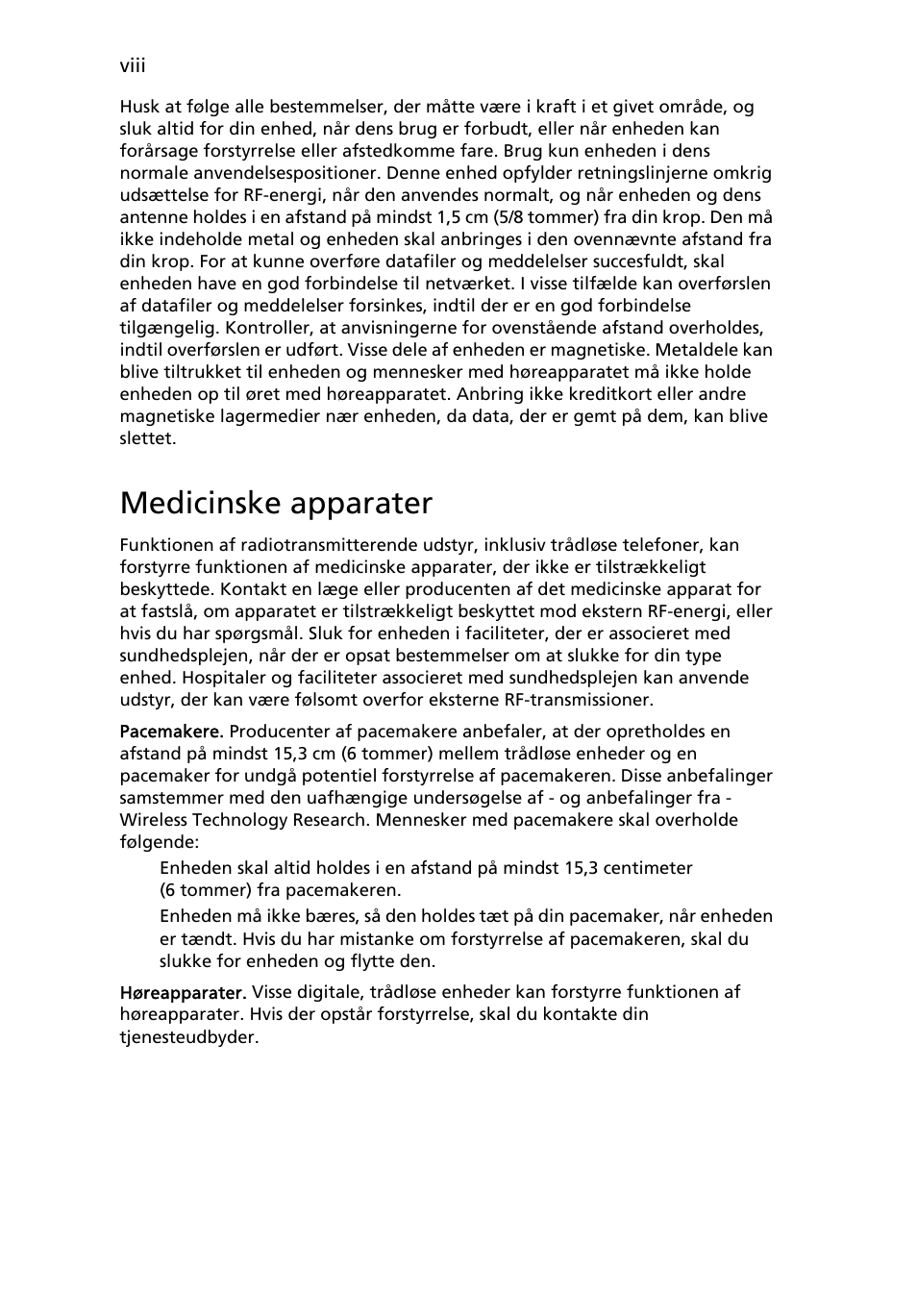 Medicinske apparater | Acer Aspire 4830G User Manual | Page 626 / 2354