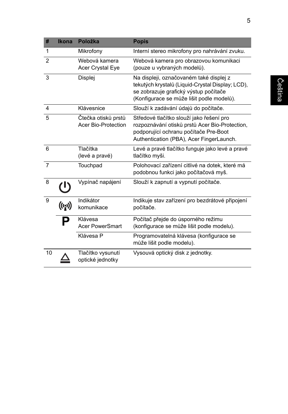 Acer TravelMate 8372 User Manual | Page 149 / 314