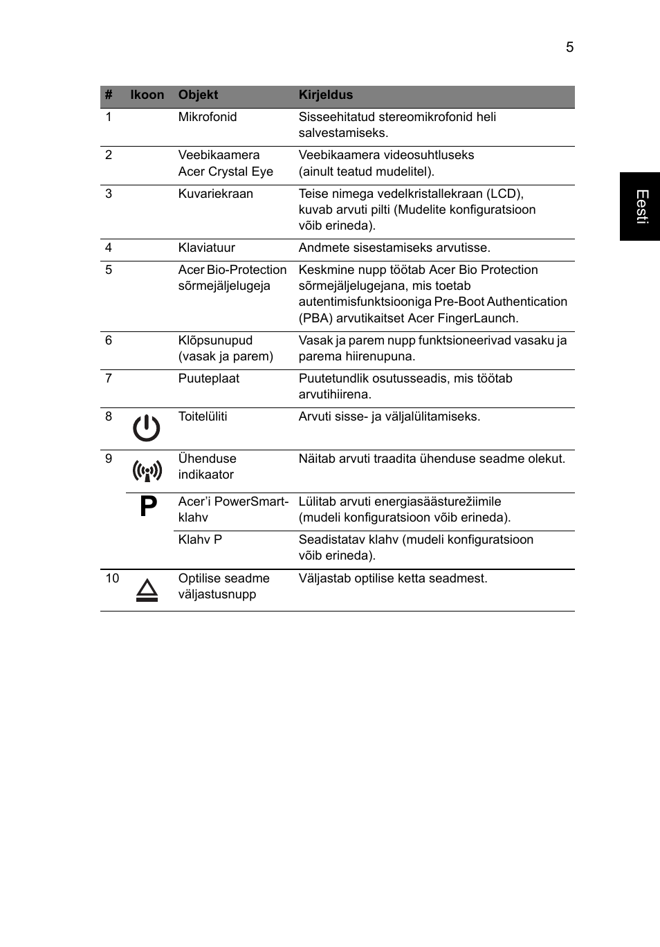 Acer TravelMate 8372 User Manual | Page 209 / 314