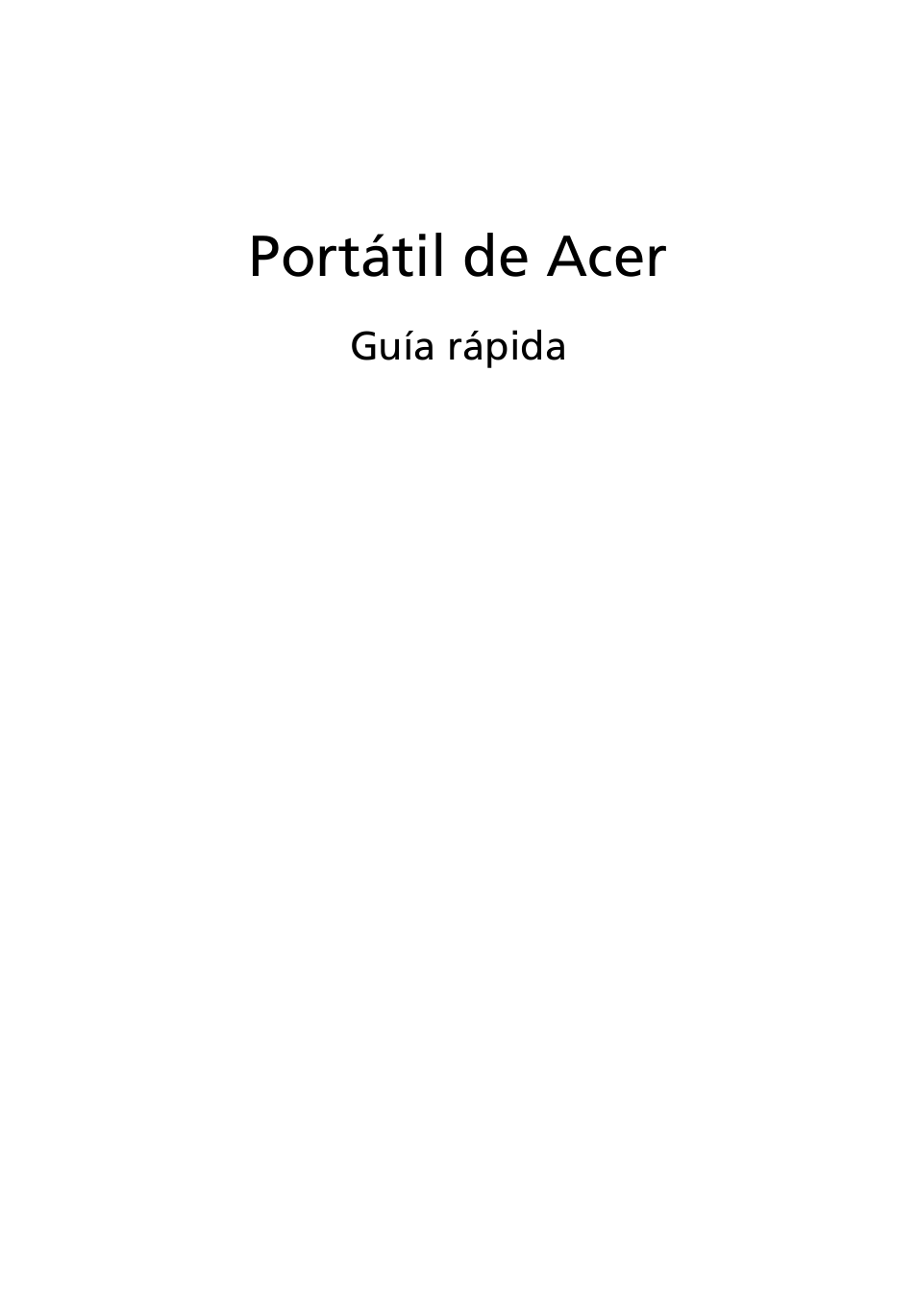 Español, Portátil de acer | Acer Aspire 8950G User Manual | Page 51 / 378
