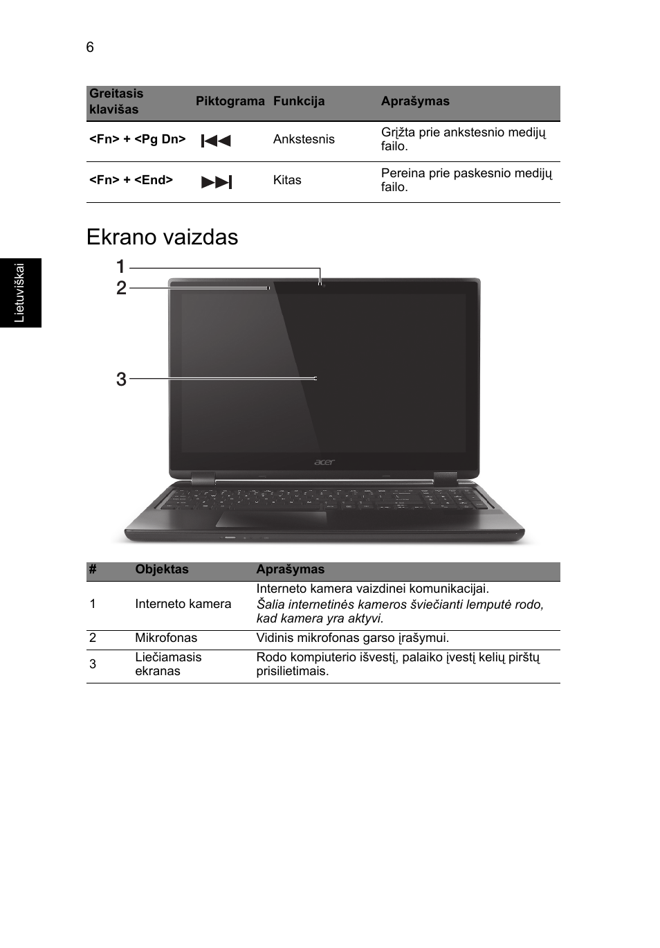 Ekrano vaizdas | Acer Aspire M3-581PT User Manual | Page 274 / 364