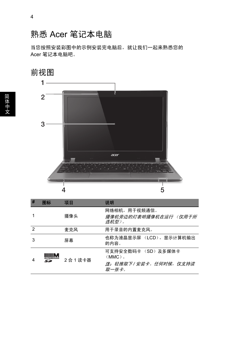 熟悉 acer 笔记本电脑 | Acer Aspire V5-171 User Manual | Page 280 / 306