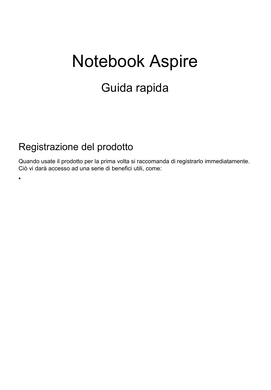 Italiano, Registrazione del prodotto, Come eseguire la registrazione | Ottenere gli accessori acer, Guida rapida | Acer Aspire V5-171 User Manual | Page 33 / 306