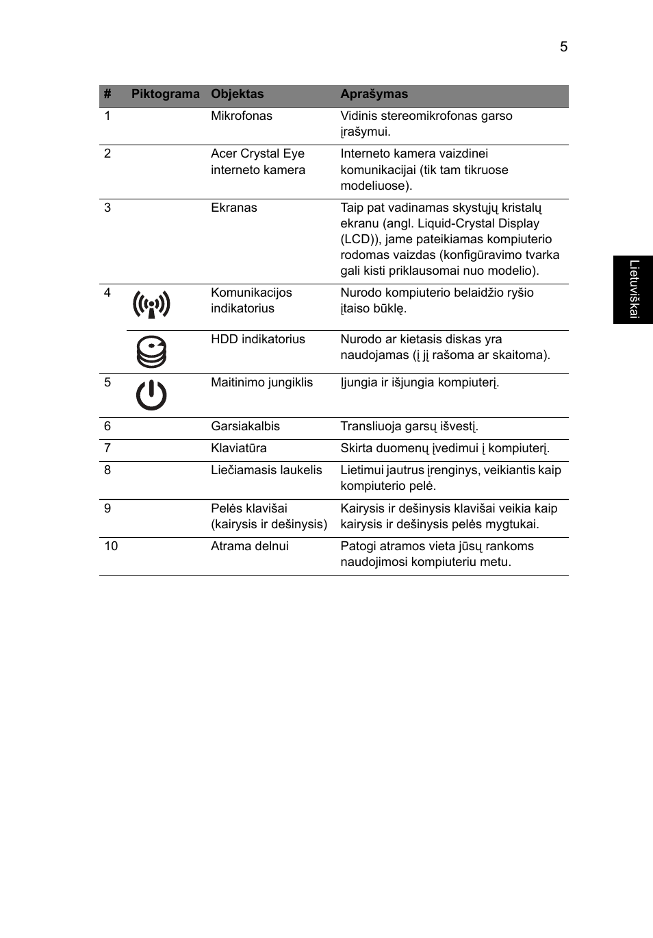 Acer TravelMate 5335 User Manual | Page 229 / 313