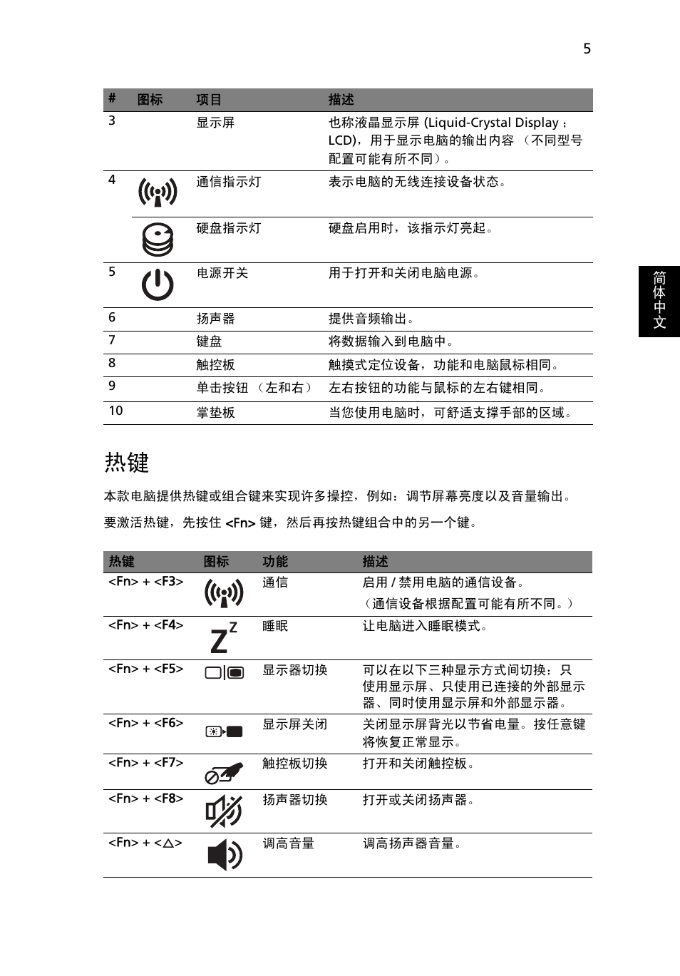 Acer TravelMate 5335 User Manual | Page 289 / 313