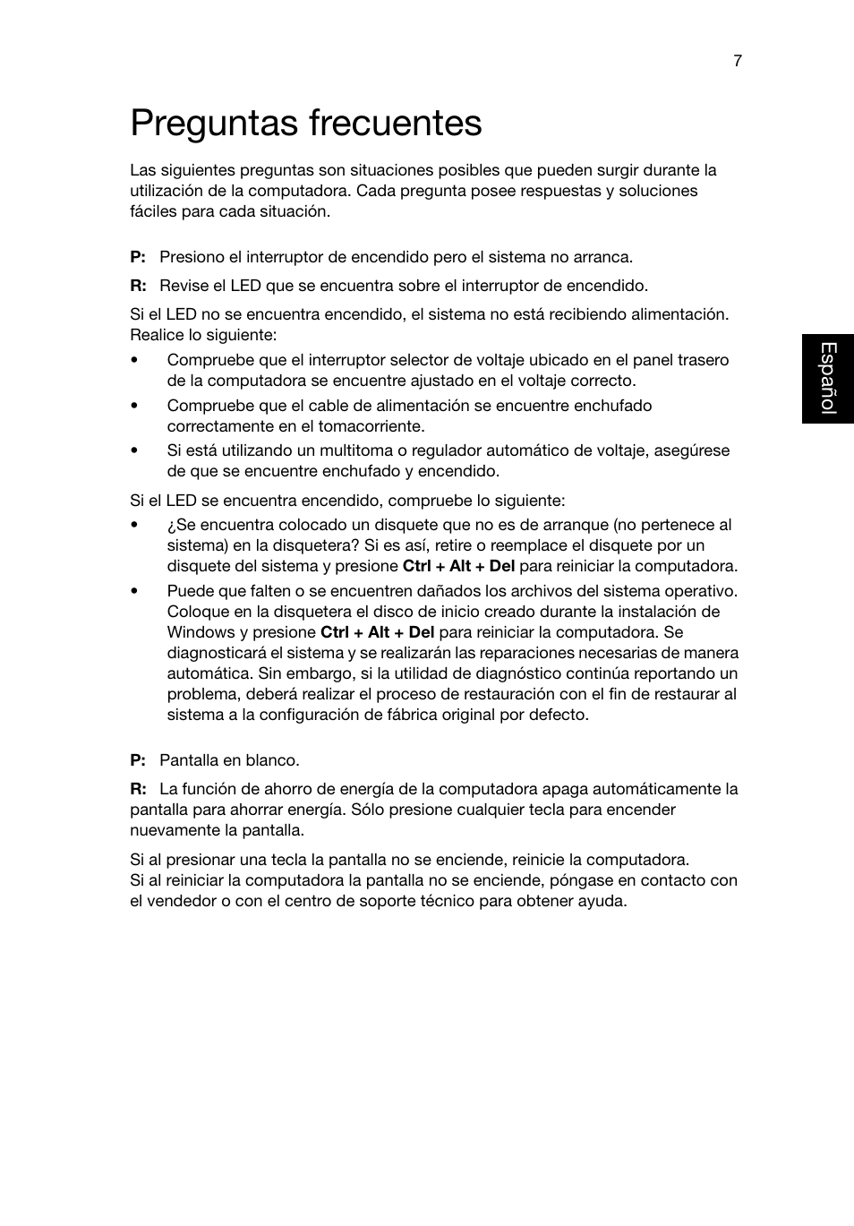 Preguntas frecuentes | Acer Aspire T3-600 User Manual | Page 183 / 764