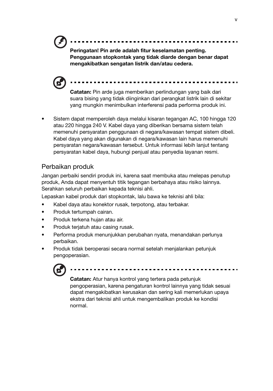 Perbaikan produk | Acer Aspire T3-600 User Manual | Page 683 / 764