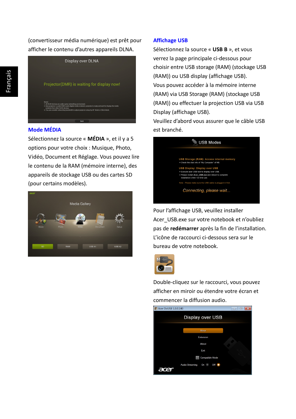 Acer K335 User Manual | Page 7 / 40