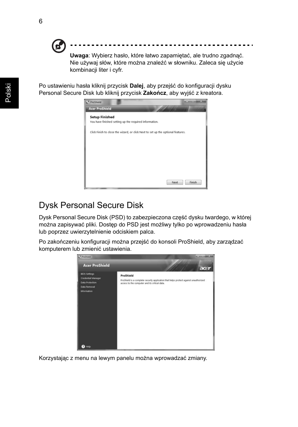 Dysk personal secure disk | Acer TravelMate 7750G User Manual | Page 912 / 2286