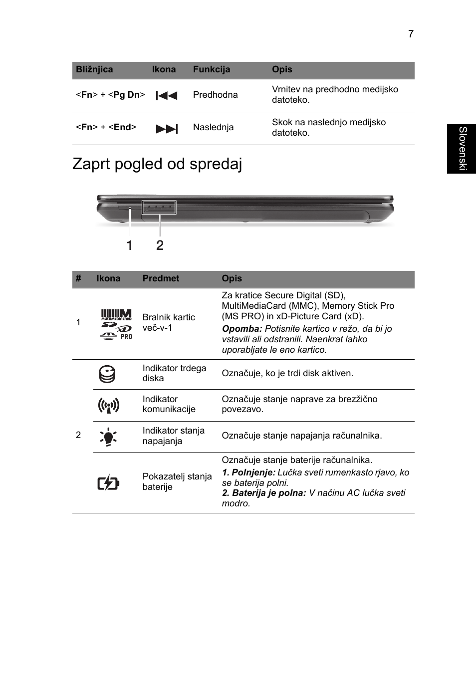 Zaprt pogled od spredaj | Acer TravelMate P243-M User Manual | Page 177 / 310