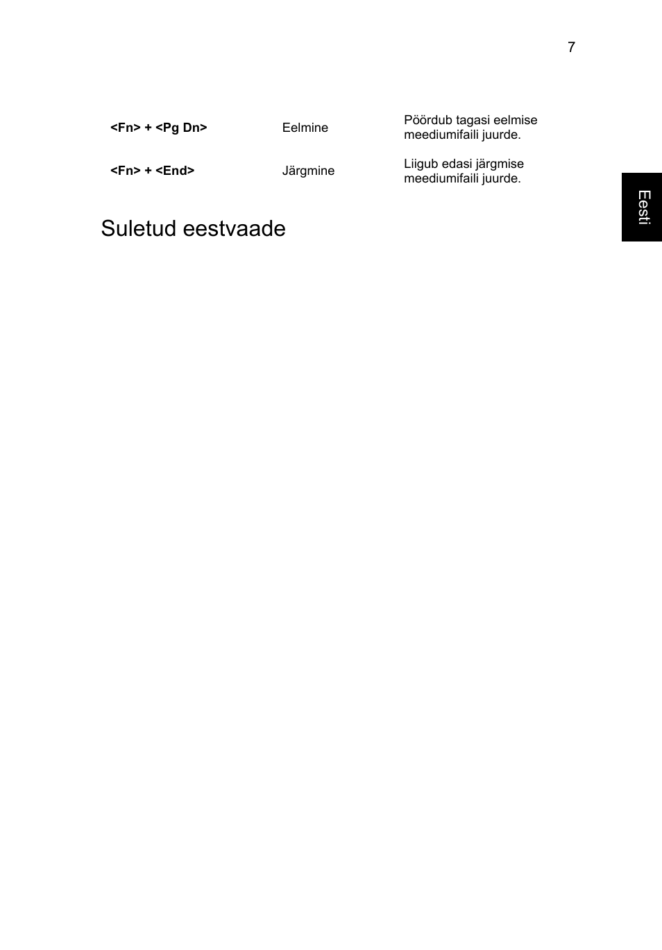 Suletud eestvaade | Acer Aspire V3-431 User Manual | Page 253 / 362