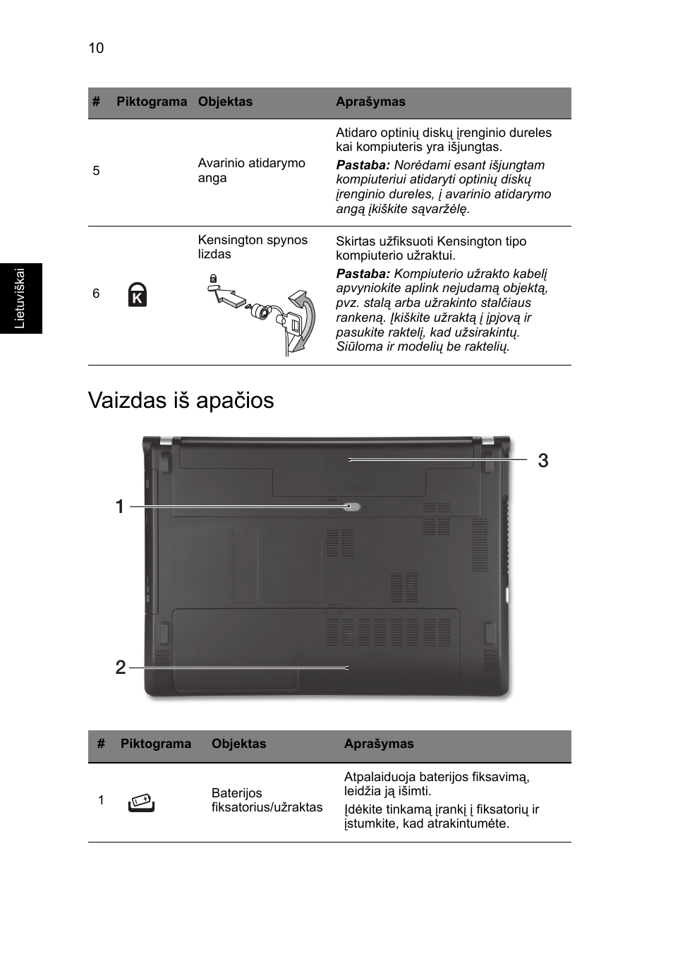 Vaizdas iš apačios | Acer Aspire V3-431 User Manual | Page 280 / 362