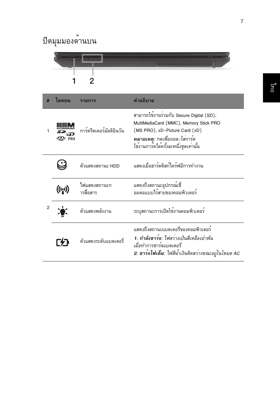 ปิดมุมมองด้านบน, Ф´бшббн§´йт¹º | Acer Aspire V3-431 User Manual | Page 357 / 362