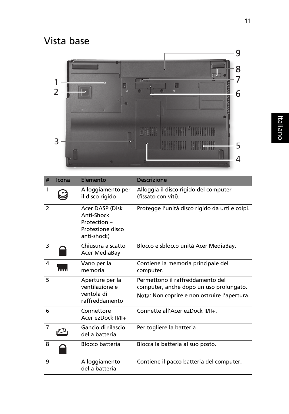 Vista base | Acer TravelMate 6594G User Manual | Page 49 / 376