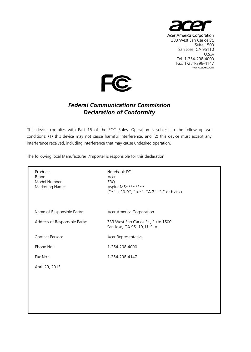 Acer Aspire M5-583P User Manual | Page 11 / 12