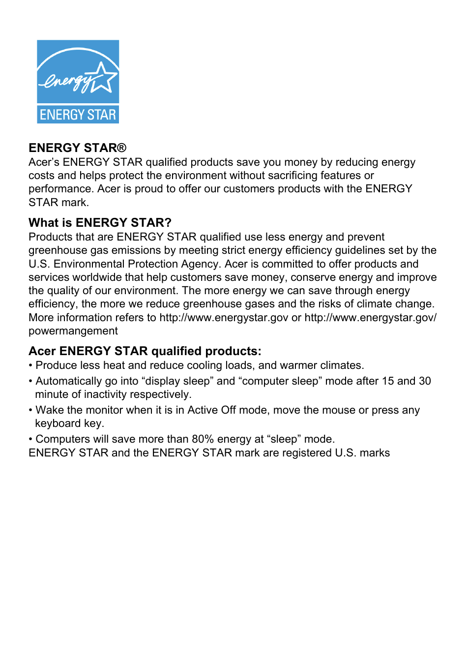 Acer K242HL User Manual | Page 70 / 72