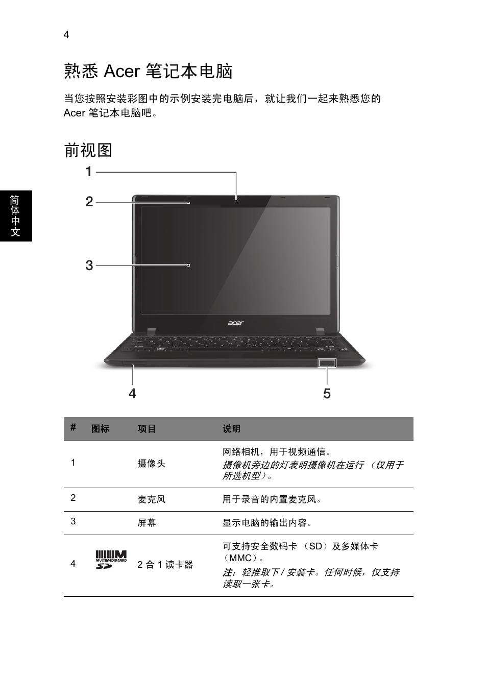 熟悉 acer 笔记本电脑 | Acer AO756 User Manual | Page 256 / 282